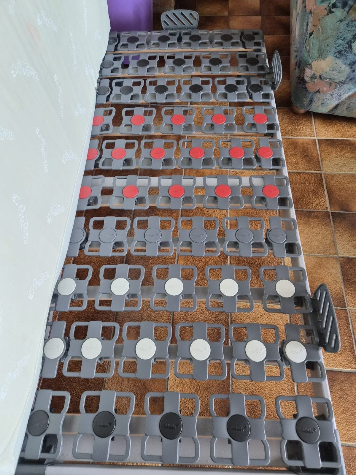 Tempur boxspring met matras - Comfortabel slapen, Ophalen, Gebruikt, 90 cm, Eenpersoons
