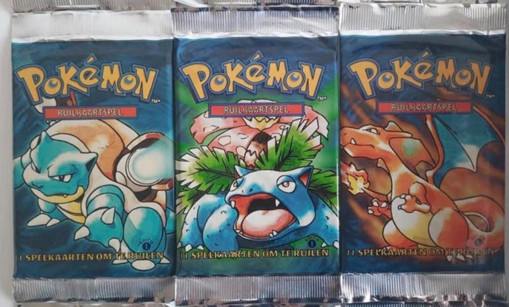 Pokemon vintage sealed base set booster pack nl 1e editie, Hobby en Vrije tijd, Verzamelkaartspellen | Pokémon, Ophalen of Verzenden