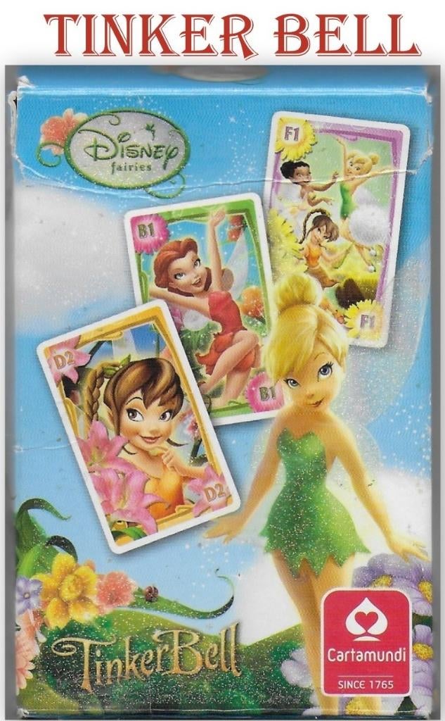 Disney fairies Tinker bell kwartet  ( Cartamundi ), Verzamelen, Ophalen of Verzenden, Zo goed als nieuw, Kwartet(ten)