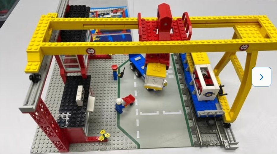 SB1959 Lego trein 9v 4555 compleet + boekje in top staat!, Ophalen of Verzenden, Zo goed als nieuw