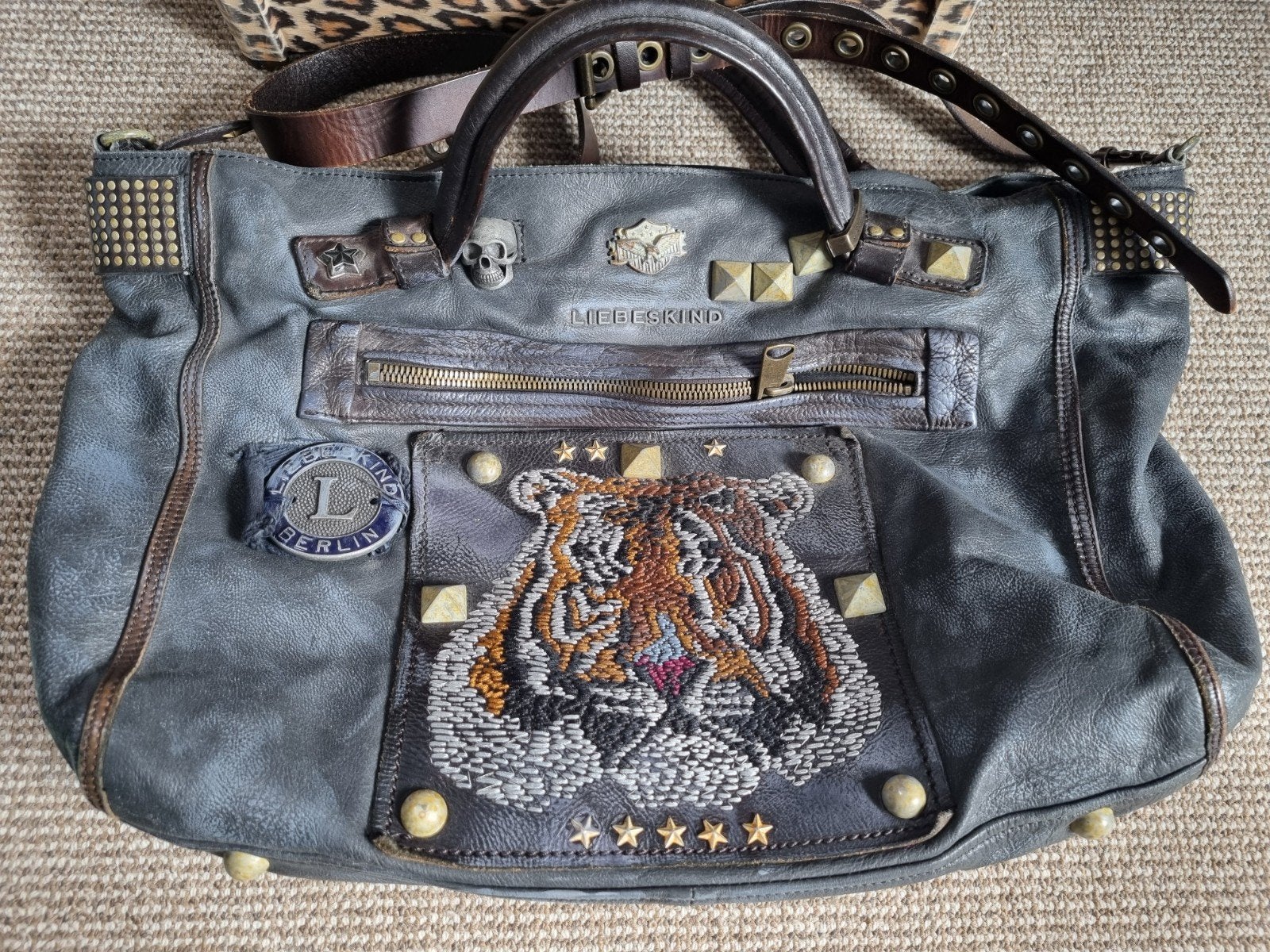 Liebeskind Leren Tas - Punk Rex Tiger