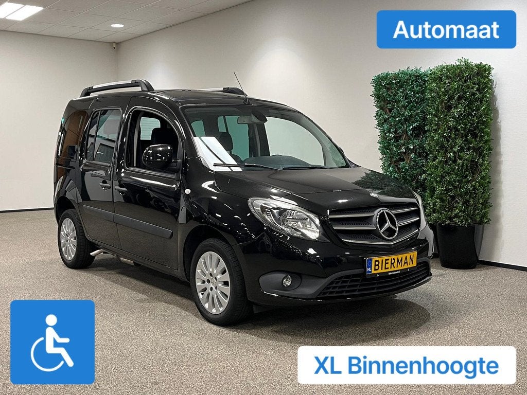 Mercedes Citan Automaat Rolstoelauto XXL-Ombouw 150cm Ombouw, Auto's, Automaat, 12 maanden, Stof, Gebruikt