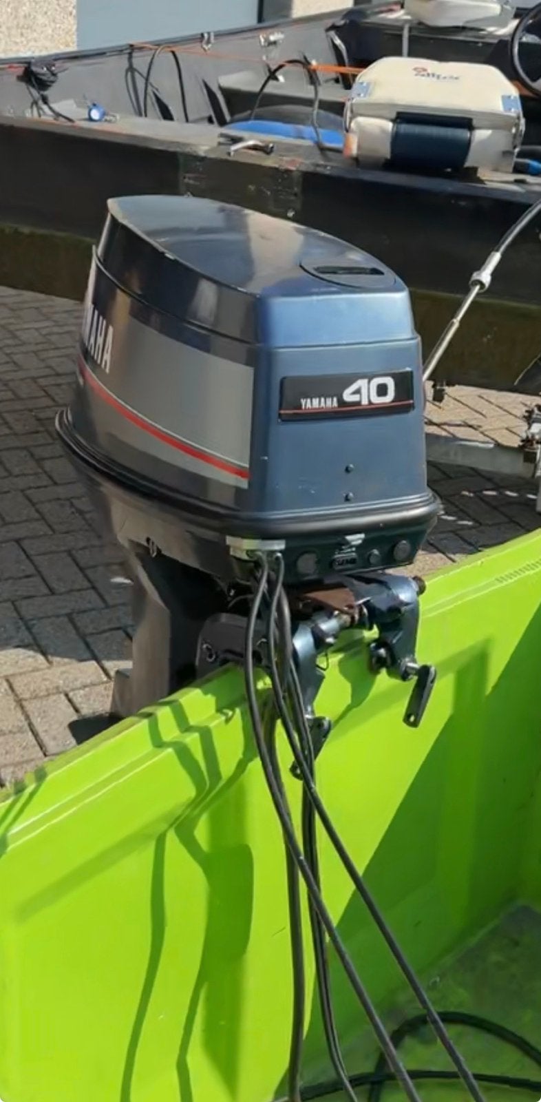 Yamaha 40 PK autolube buitenboordmotor, Watersport en Boten, Ophalen, Zo goed als nieuw, 30 pk of meer, Elektrische start