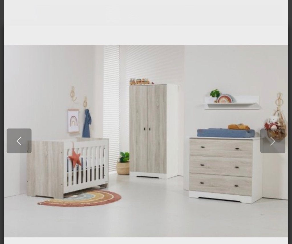 Interbaby ledikant +commode+kledingkast, Ophalen, Zo goed als nieuw, Jongetje of Meisje