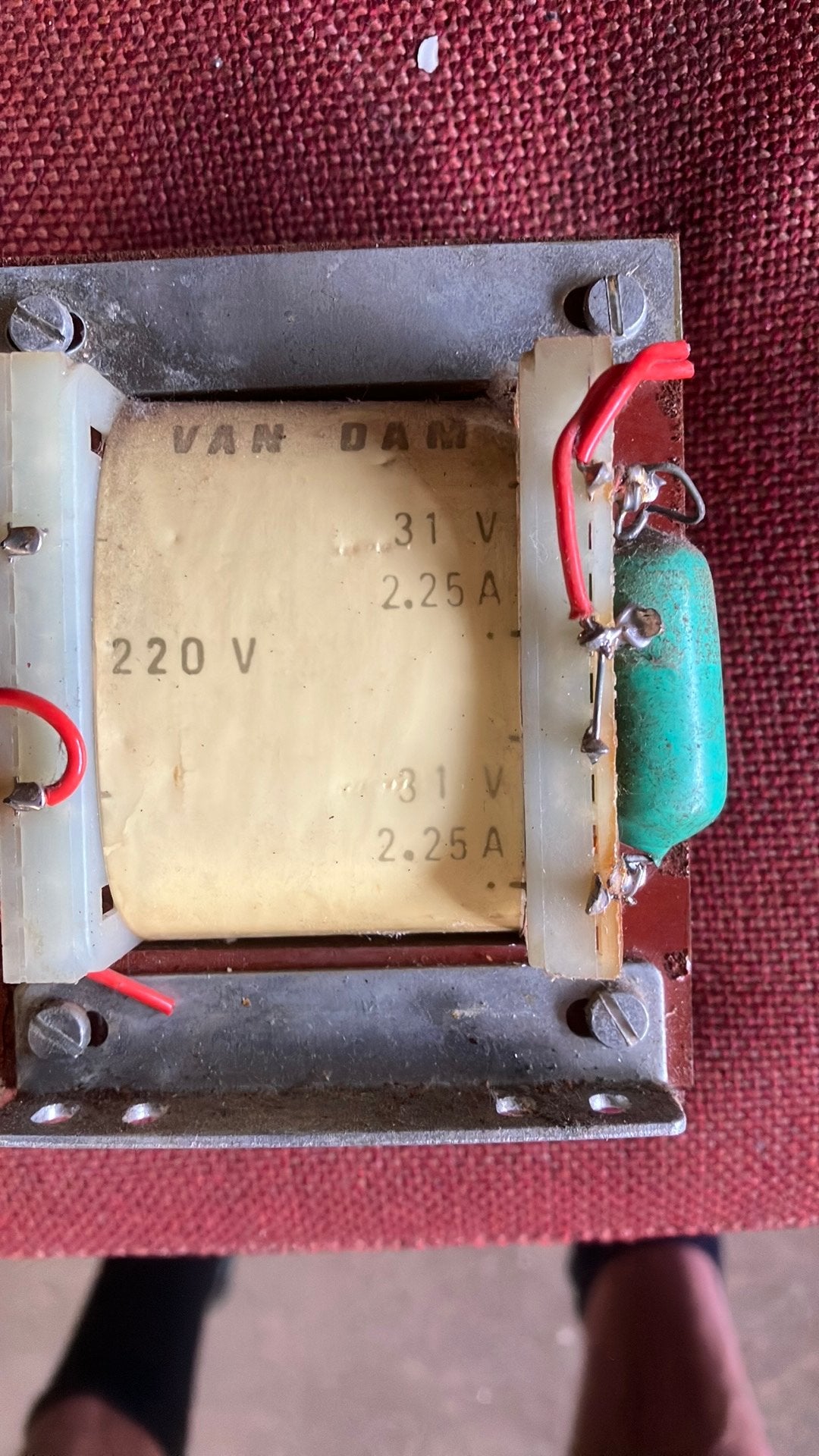 Trafo 220 V 31/62 volt 2,25 A, Verzenden, Zo goed als nieuw