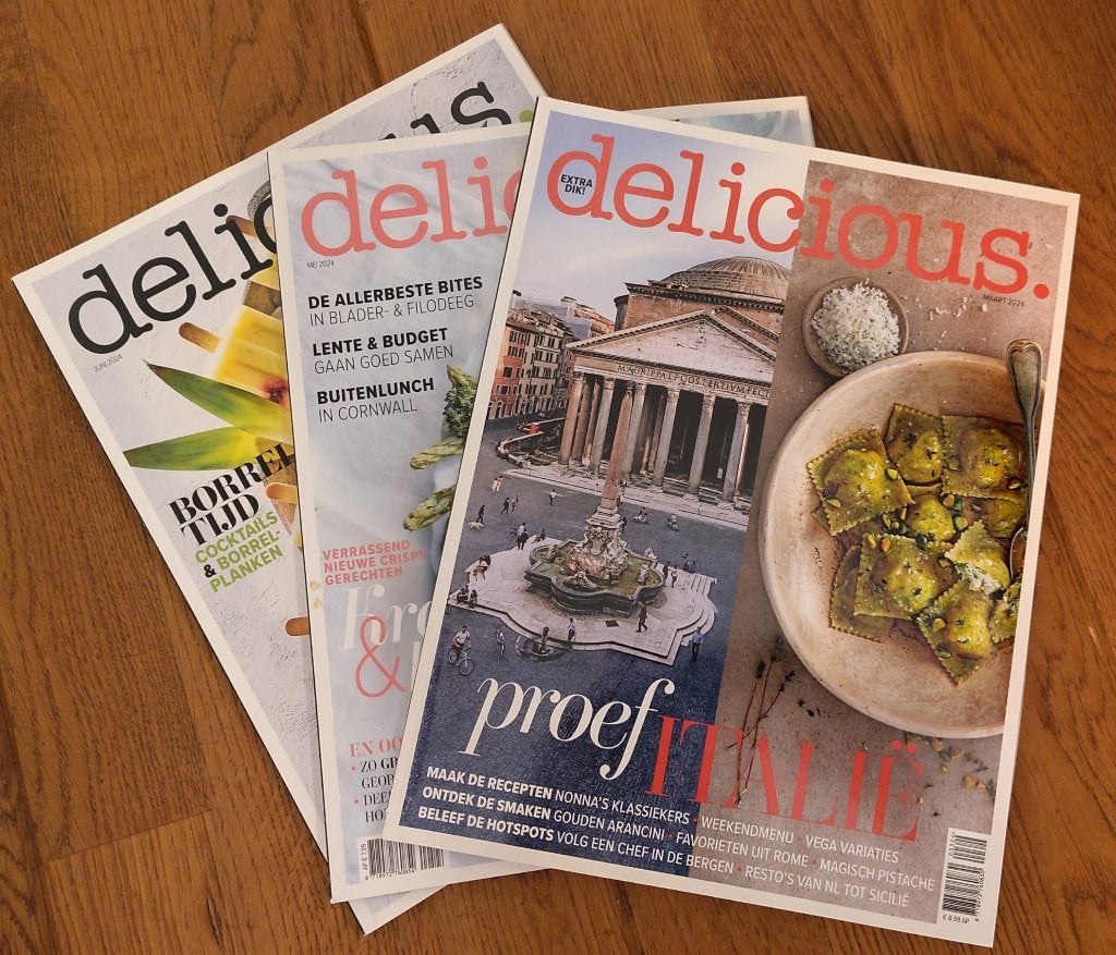 Delicious tijdschriften, Ophalen, Zo goed als nieuw, Overige typen