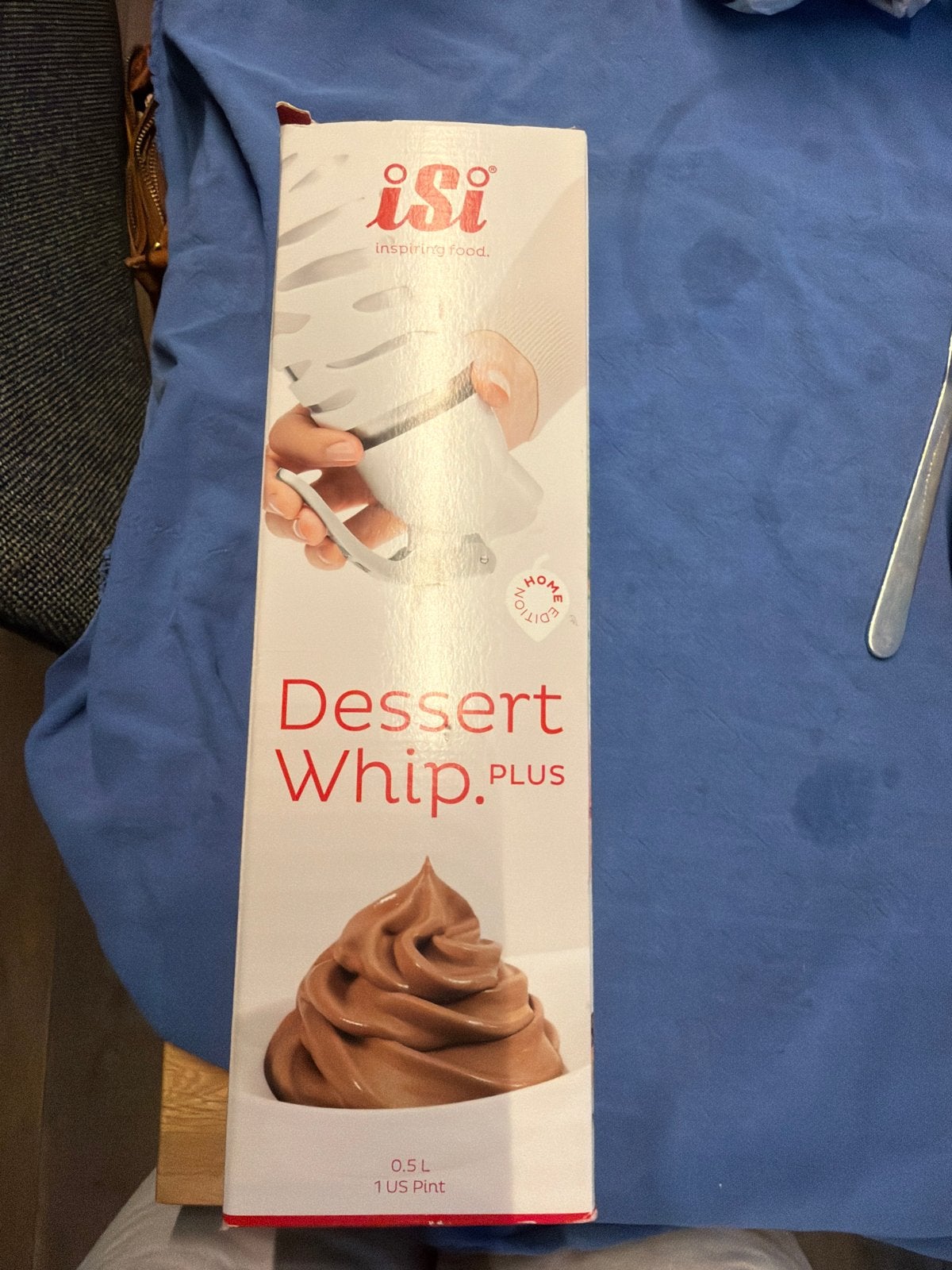 iSi Dessert Whip Plus - Slagroomspuit 0.5L, Huis en Inrichting, Overige typen, Nieuw, Ophalen of Verzenden, Metaal
