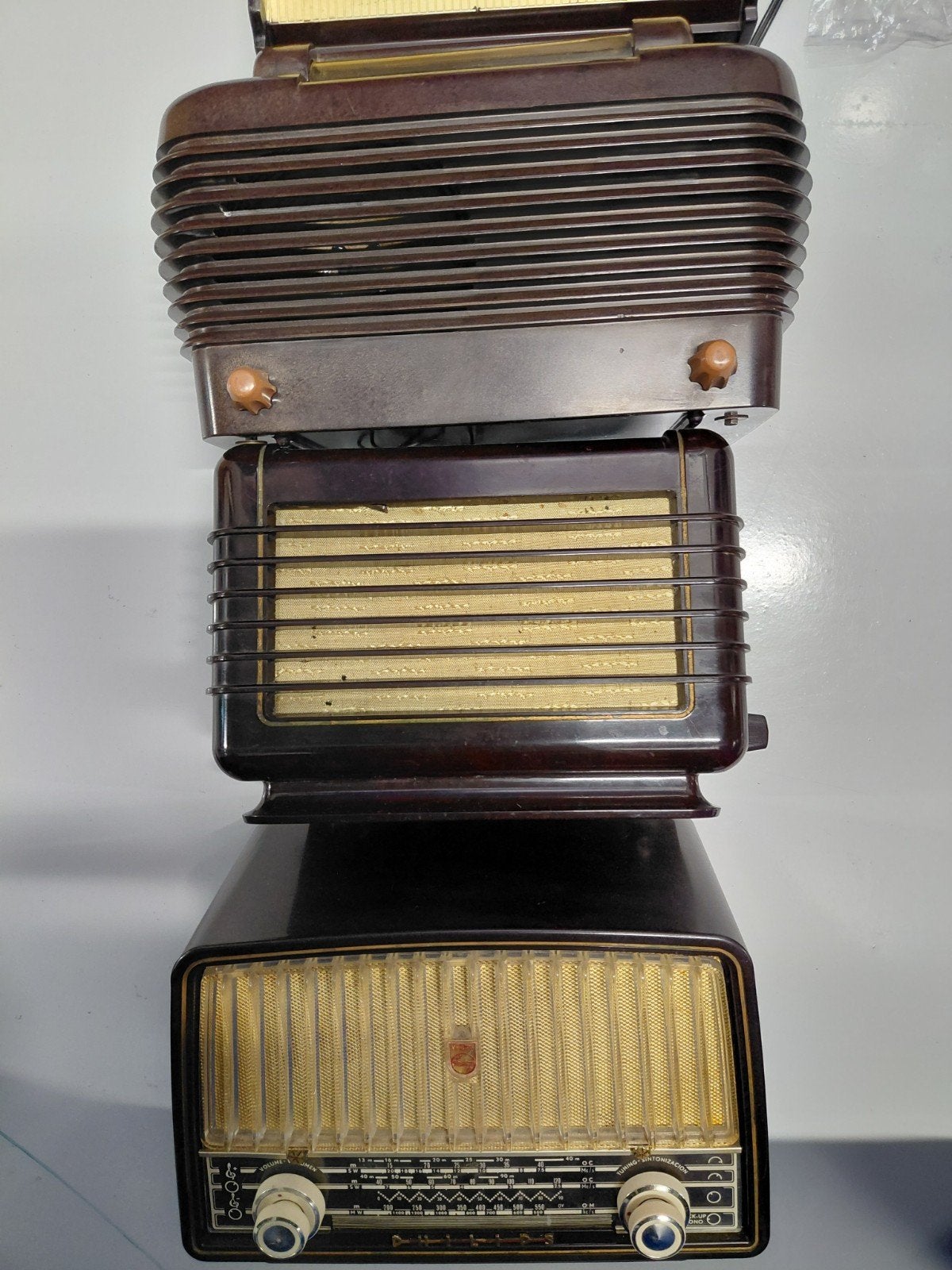 Vintage radio's en onderdelen - Diverse modellen, Ophalen, Gebruikt, Radio