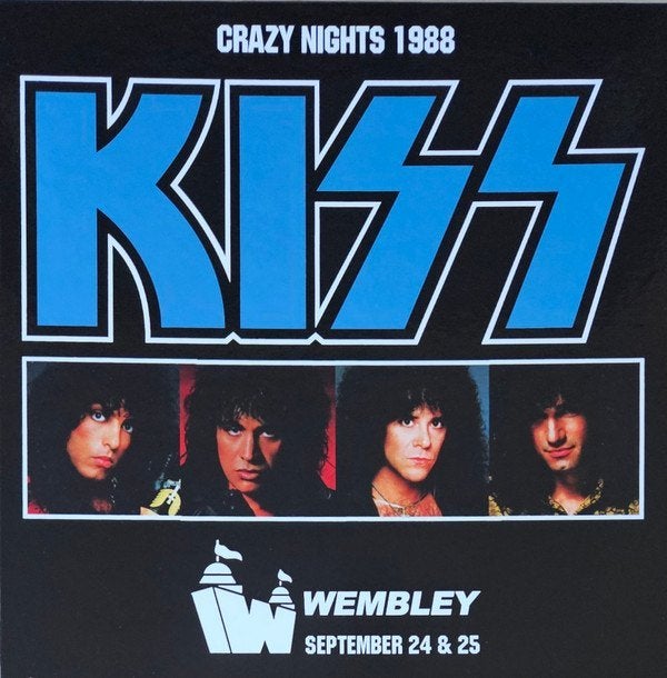 KISS – Crazy Nights 1988 Wembley Luxe 4LP Box Set Blue Vinyl, Boxset, Inclusief poster, Verzenden, Hardrock