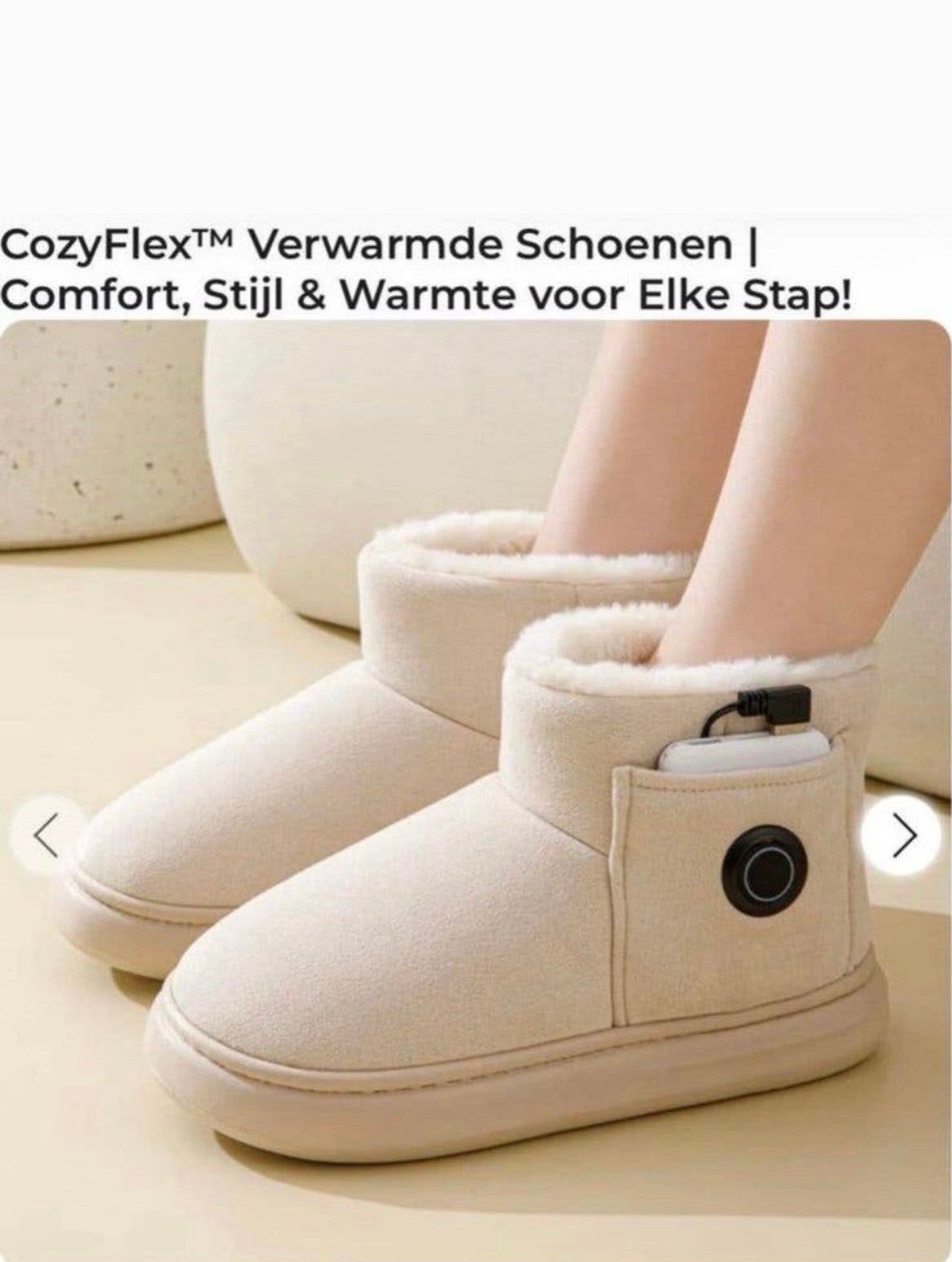Verwarmbare Cozyflex pantoffels, Ophalen, Nieuw, Pantoffels of Sloffen