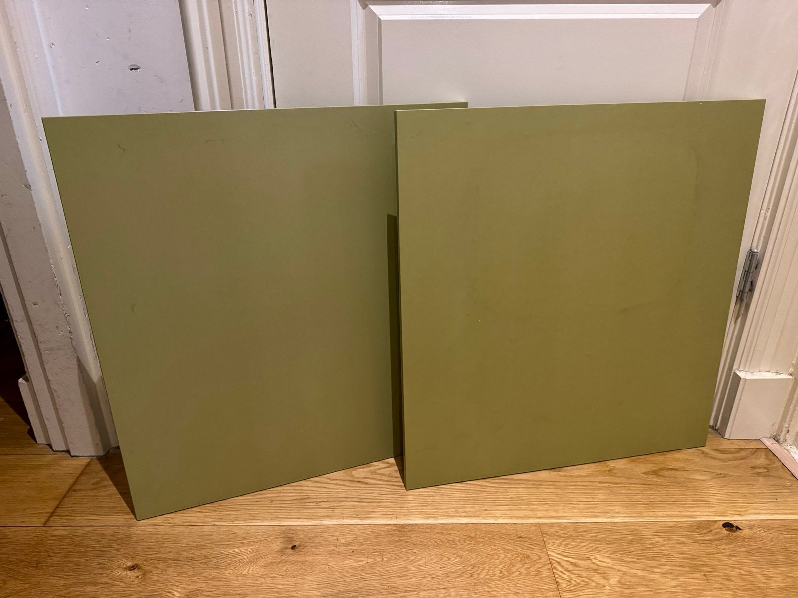 Ikea Besta deur groen (2x), Gebruikt, Ophalen of Verzenden, Minder dan 150 cm, Minder dan 100 cm