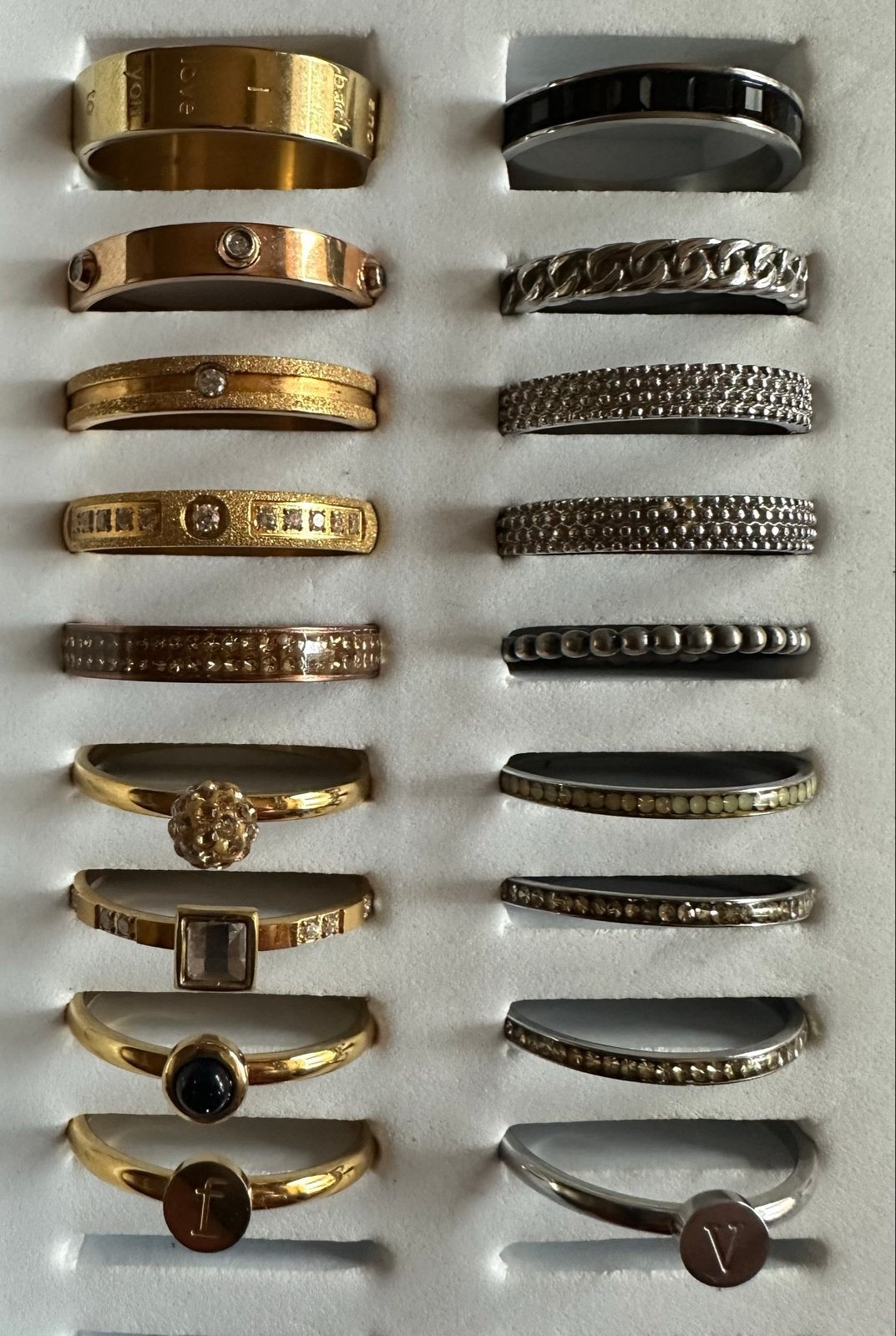 IXXXI vulringen maat 20 NIEUW! €5,00 p/stuk., Sieraden, Tassen en Uiterlijk, Ringen, Overige kleuren, 20 of groter, IJzer of Staal