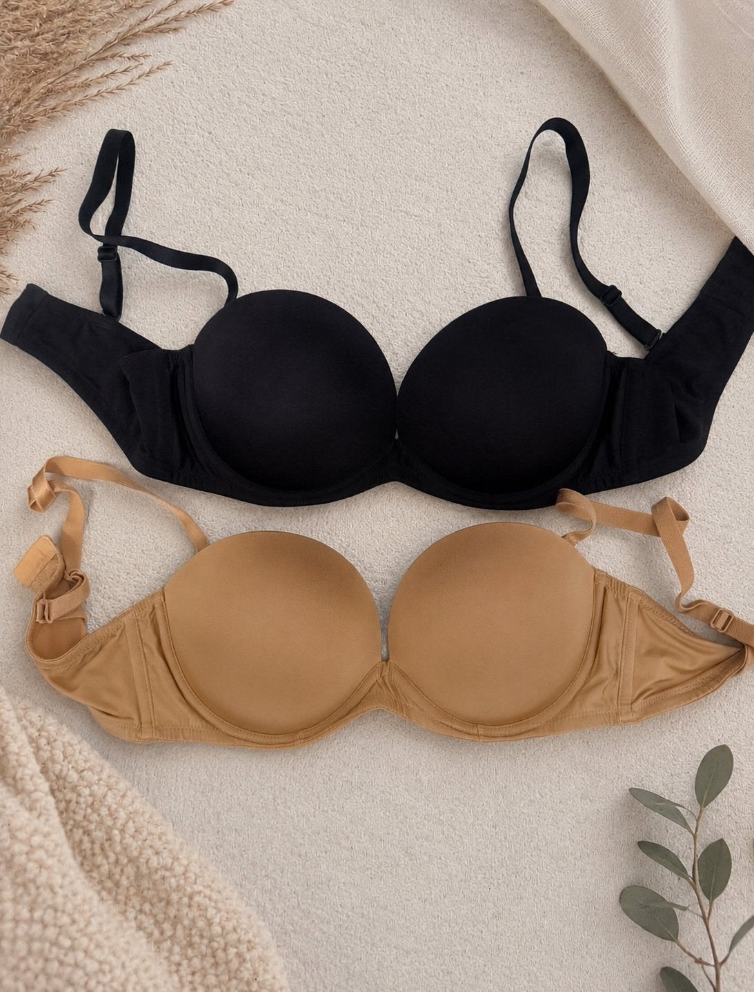 Hunkemöller Strapless Maximizer BH Beige/Zwart nieuw, Ophalen of Verzenden, Beige, BH