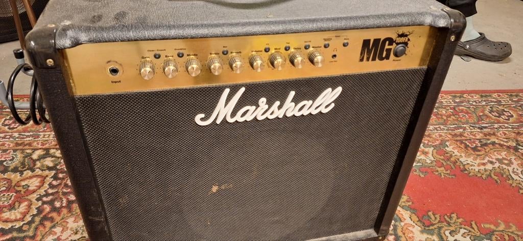 Marshall MG100FX Gitaar versterker/Guitar amp, Muziek en Instrumenten, Versterkers | Bas en Gitaar, Ophalen, Gebruikt, Gitaar