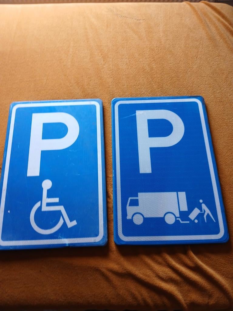 2 Verkeersborden, Ophalen of Verzenden