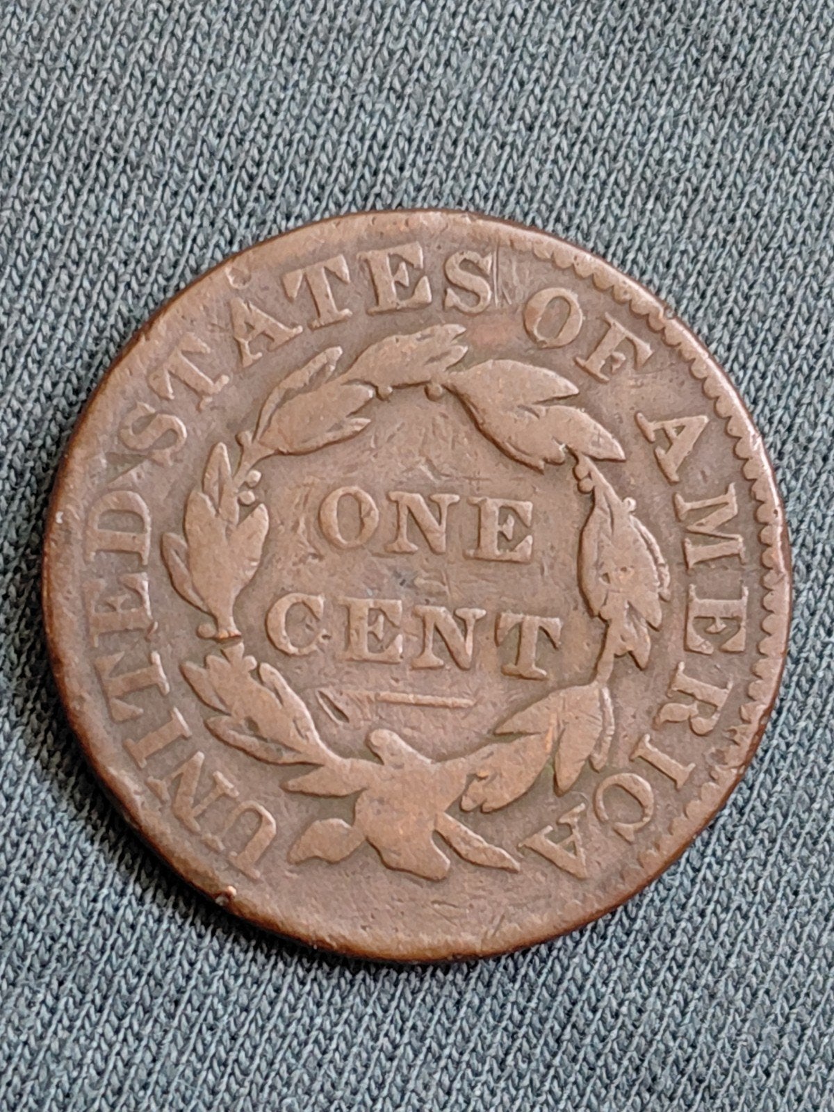 Amerika 1 Cent "Liberty Head/Matron Head" type I, Verzenden, Noord-Amerika, Losse munt