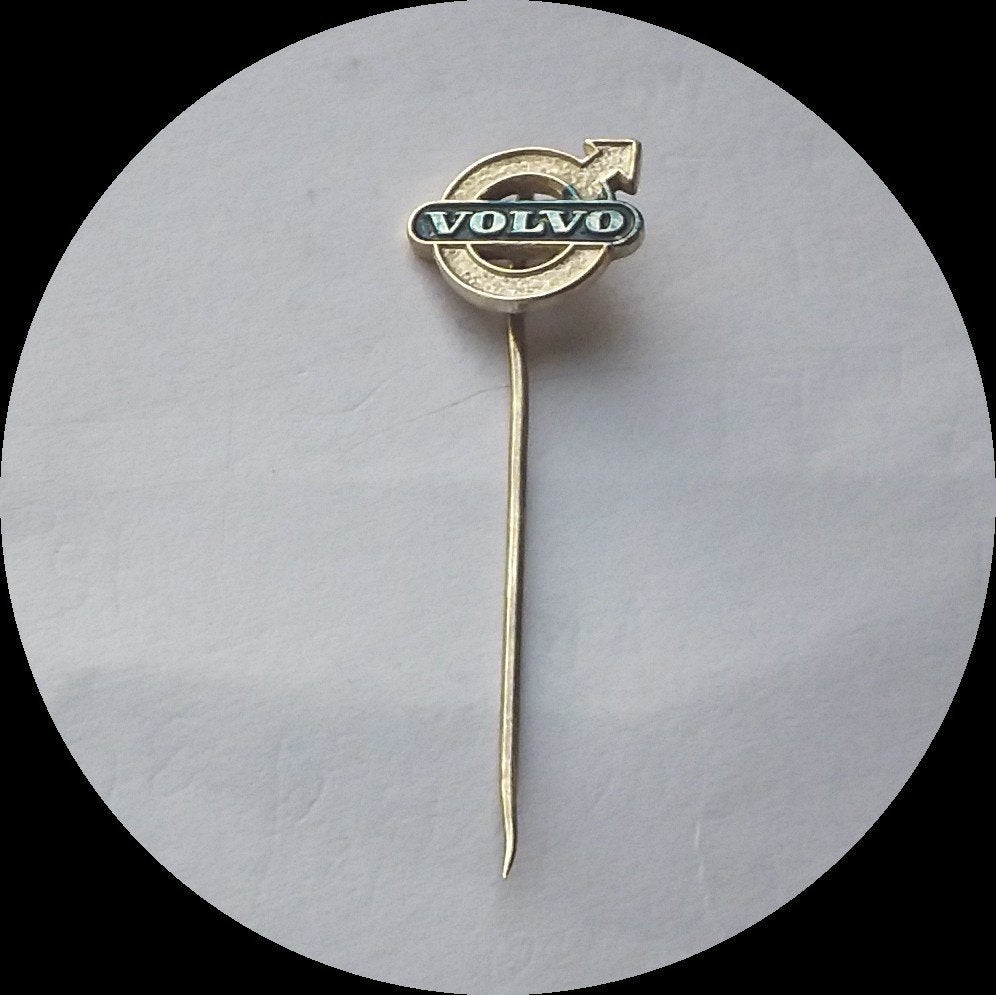 oud VOLVO logo speldje, Ophalen of Verzenden, Zo goed als nieuw, Transport, Speldje of Pin