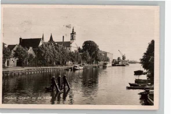 Muiden 3 mooie kaarten jaren 50 waarvan 2 gelopen, Ophalen of Verzenden, 1940 tot 1960, Gelopen, Noord-Holland