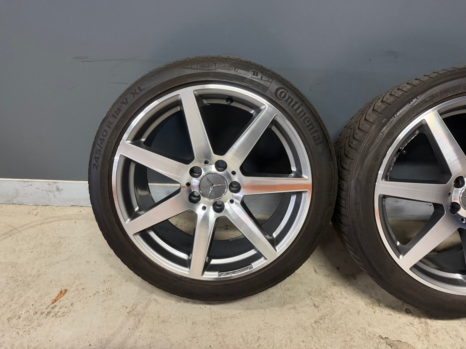 Mercedes C Klasse W204 Amg 18 inch velgen origineel Breedset, Auto-onderdelen, Ophalen of Verzenden, 18 inch, All Season, Banden en Velgen