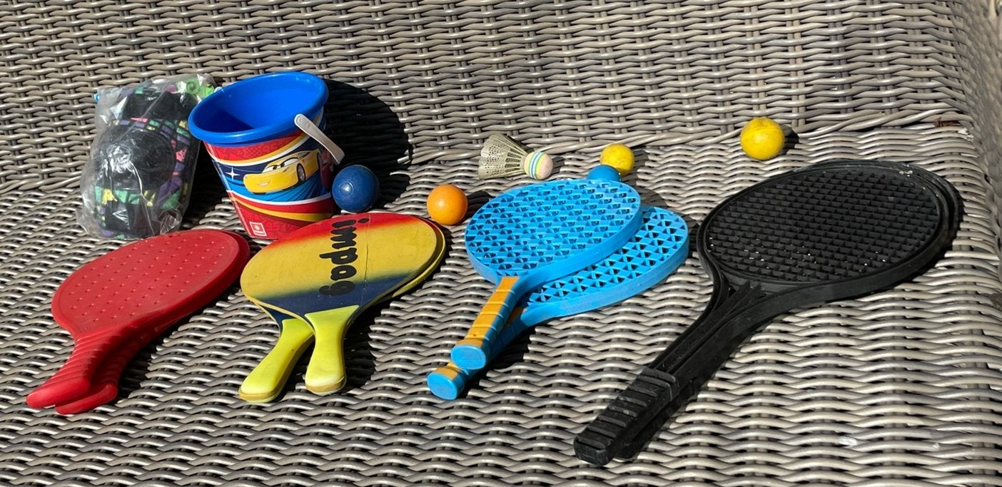 Campingspeelgoed strandspeelgoed kniebeschermers, Ophalen, Gebruikt