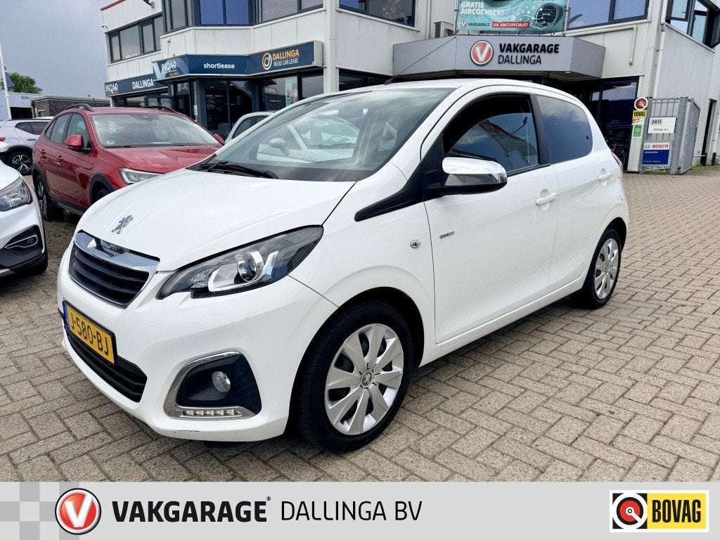 Peugeot 108 1.0 e-VTi Style (bj 2020), Auto's, Peugeot, Stof, Gebruikt, Euro 6, 4 stoelen