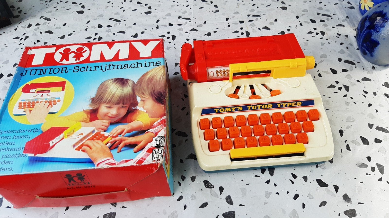 Typemachine Tomy uit jaren 70, Ophalen, Gebruikt