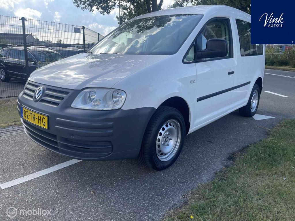 Volkswagen Caddy MPV 1.9 TDI Optive 5p., Auto's, Gebruikt, Overige modellen, 4 cilinders, Wit