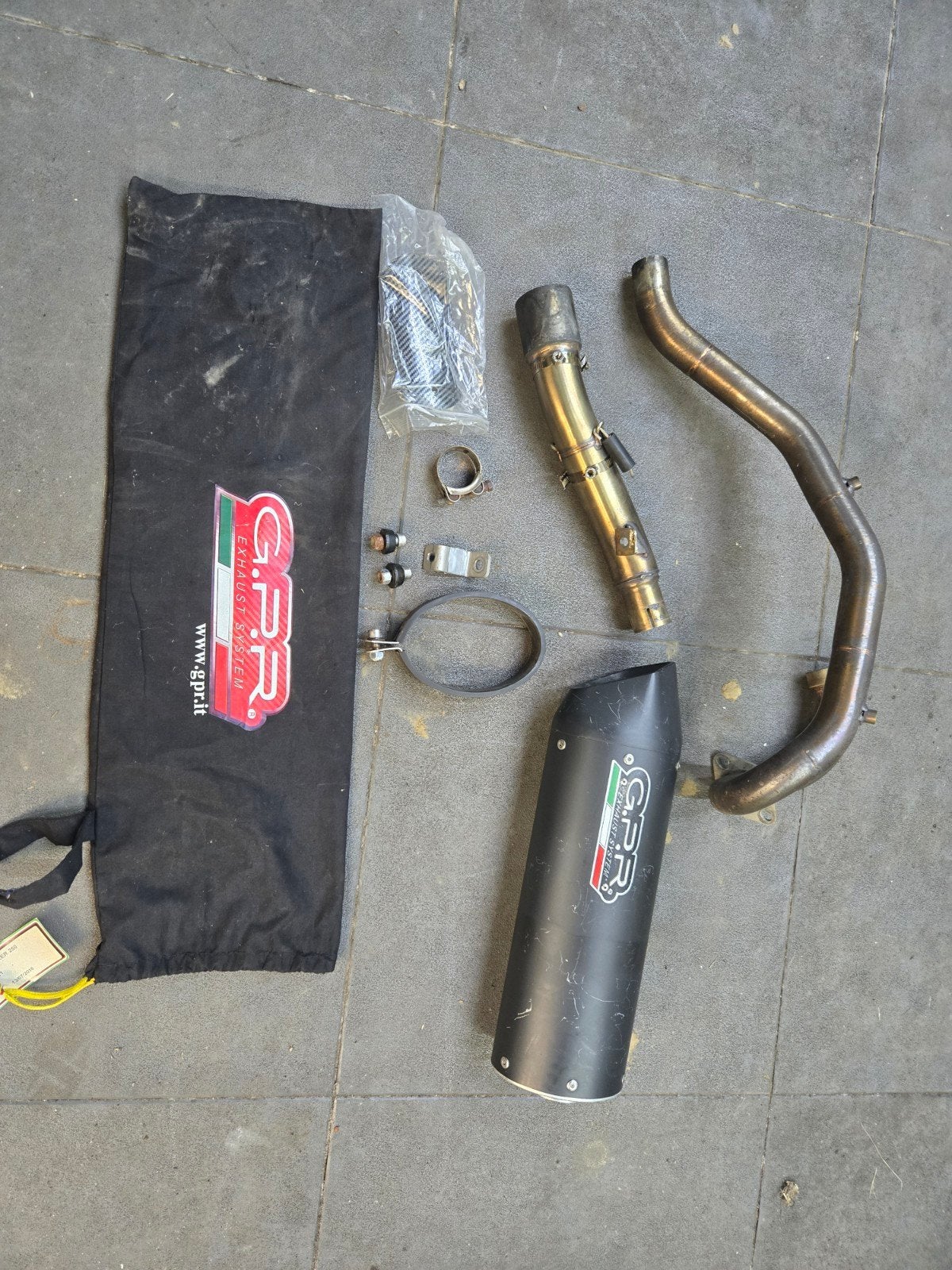 GPR Uitlaat Systeem Yamaha Tricker XG250, Motoren, Ophalen of Verzenden, Gebruikt