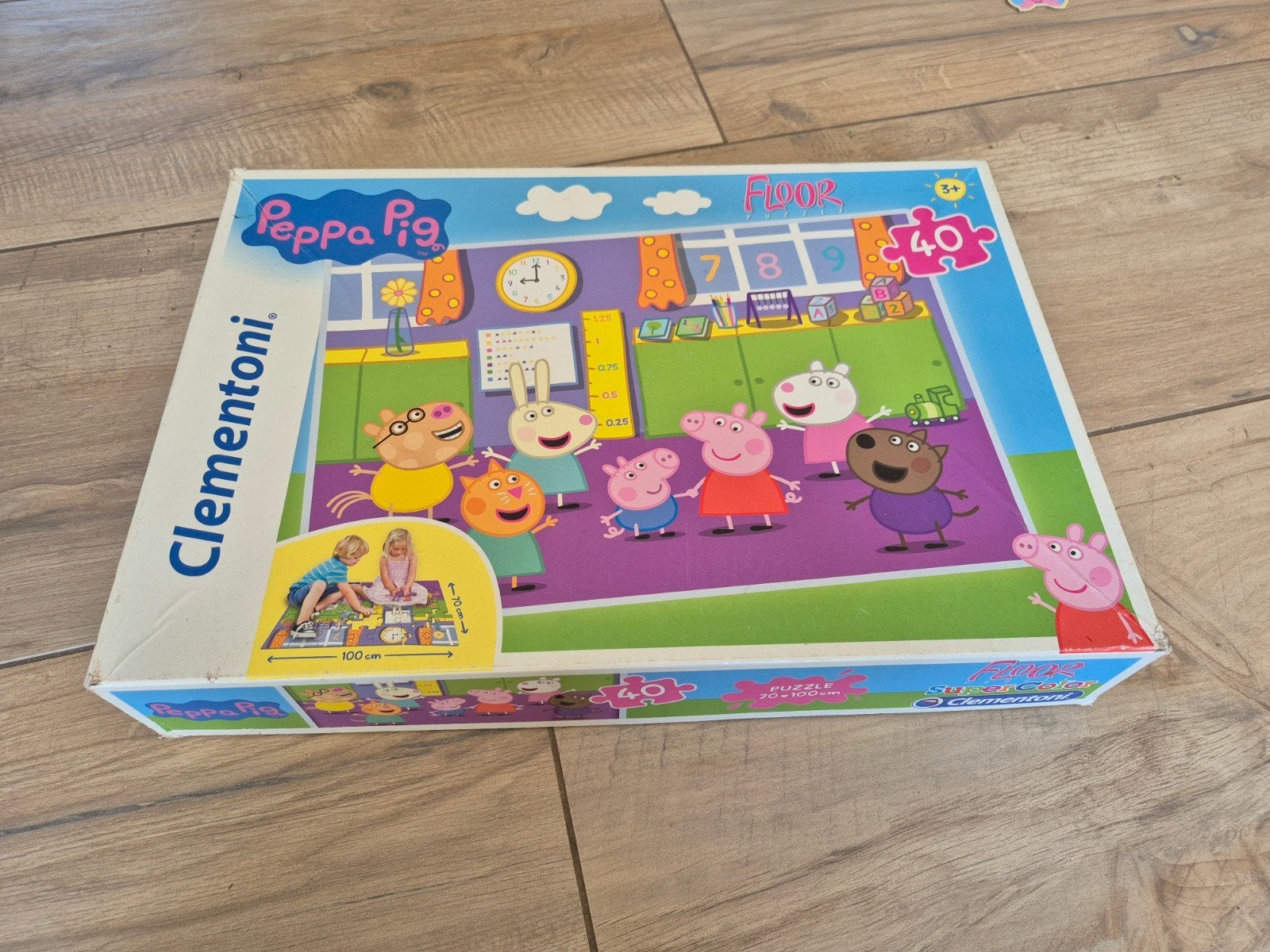 Peppa Pig Vloerpuzzel met 40 stukjes - Gebruikt, Ophalen, 10 tot 50 stukjes, Gebruikt, 2 tot 4 jaar