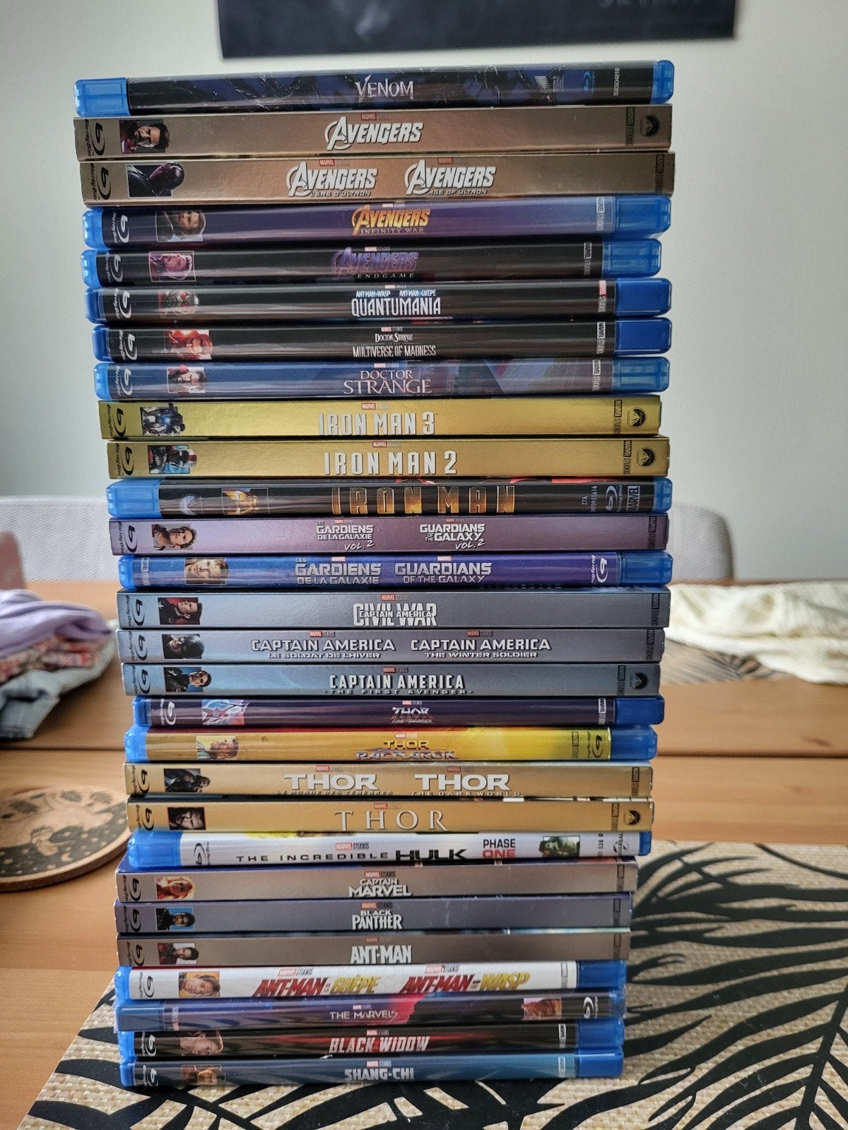 Marvel blu ray collectie, Ophalen of Verzenden, Zo goed als nieuw, Blu-ray, Actie