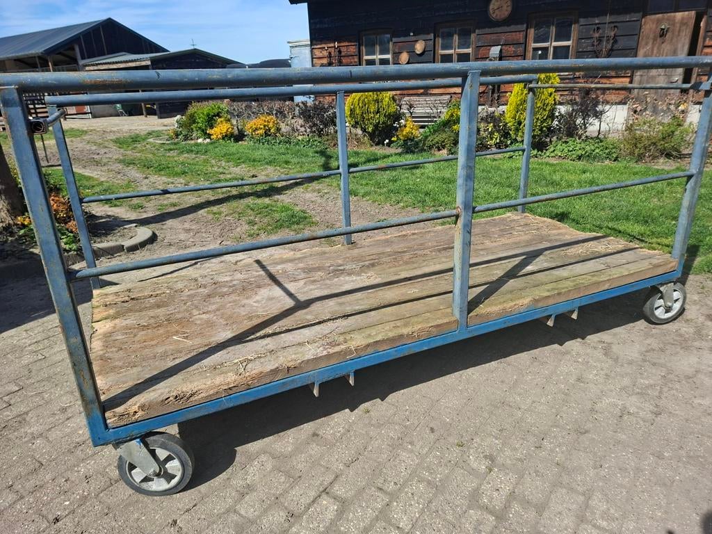 Werkbak shovel trekker kraan, 100 liter of meer, Ophalen of Verzenden, Transportkar