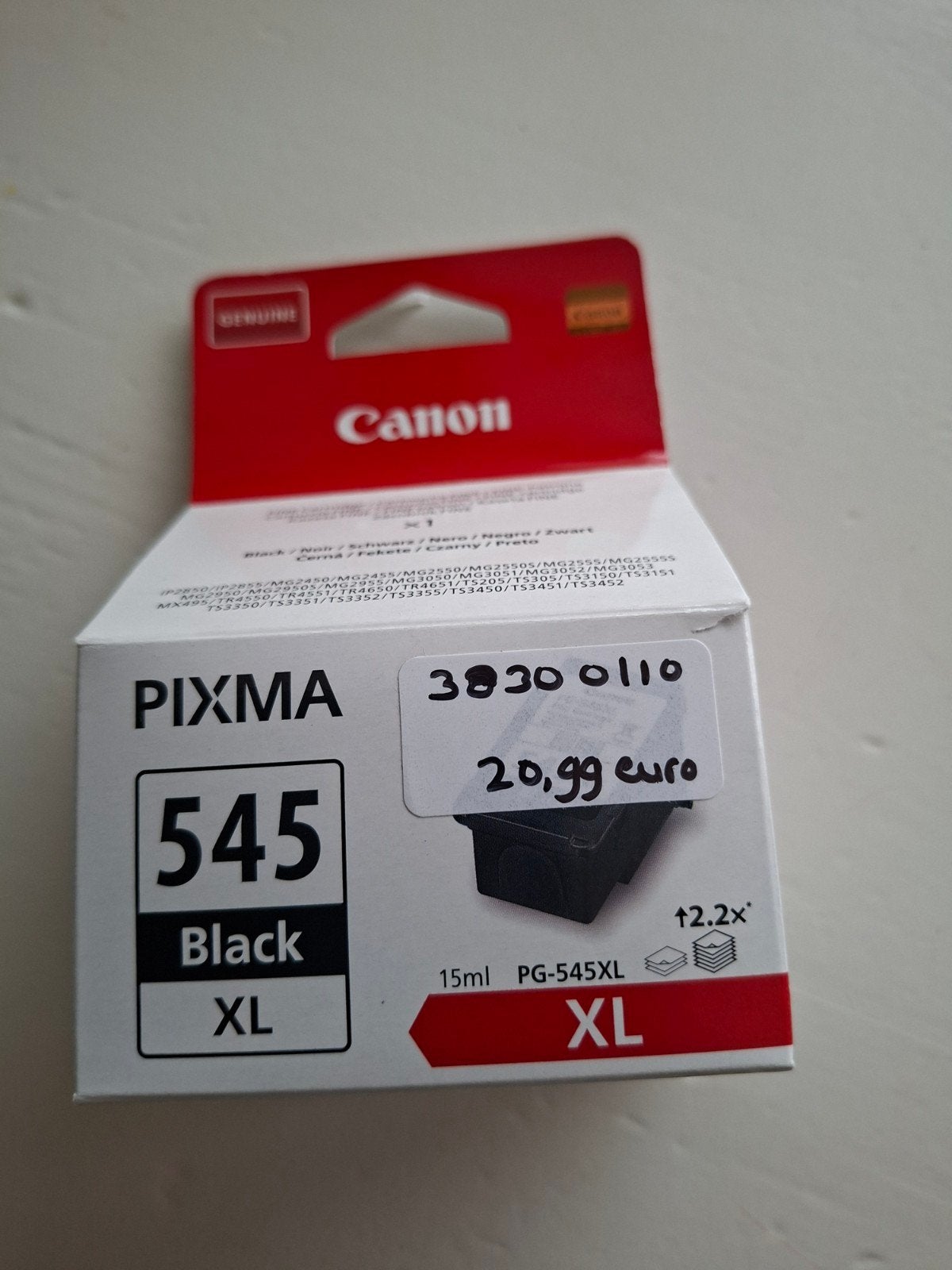 canon inktcartridge px 545 XL, Ophalen, Nieuw