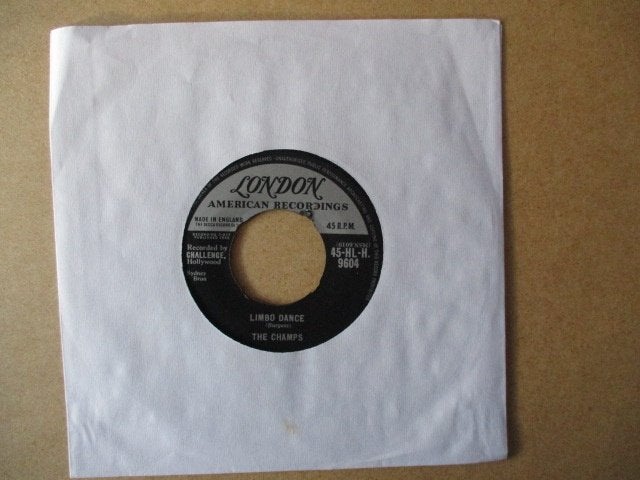 s5725 the champs - limbo dance, Ophalen, Gebruikt, 7 inch