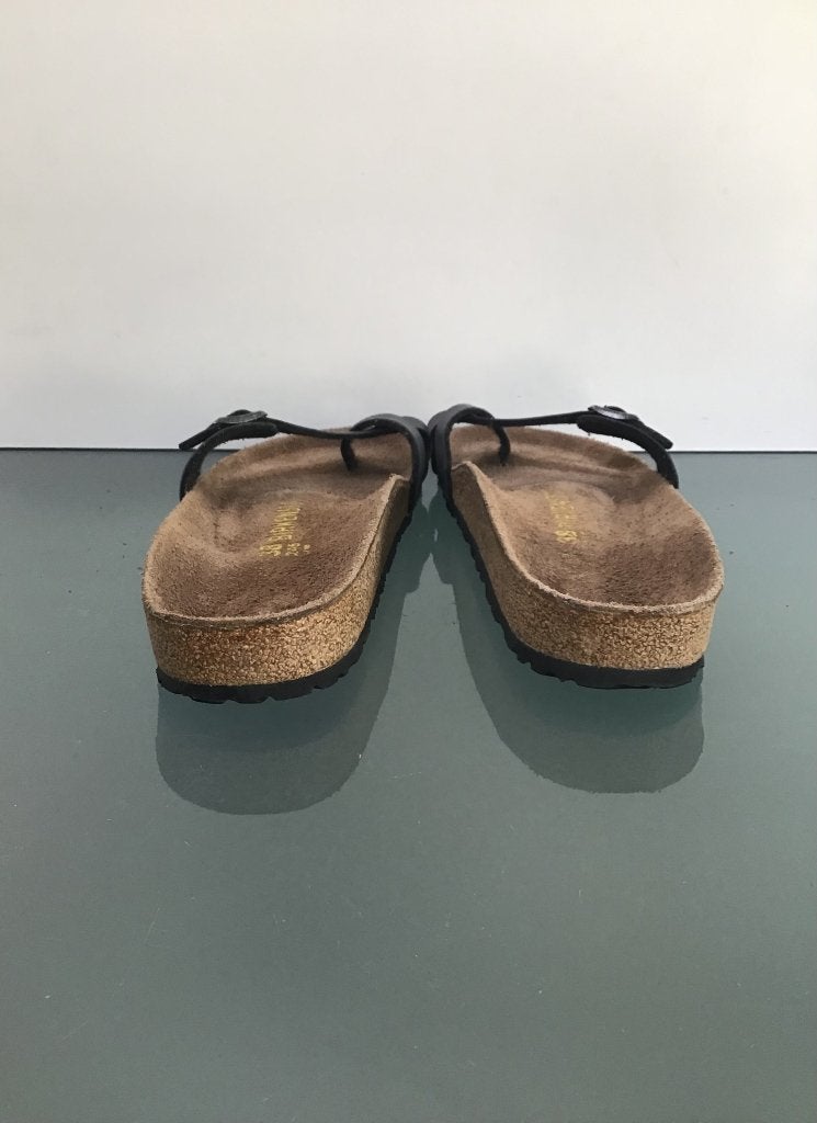 Birkenstock Piazza grijs 38 slippers | Gratis verzenden, Kleding | Dames, Slippers, Verzenden, Zo goed als nieuw, Grijs