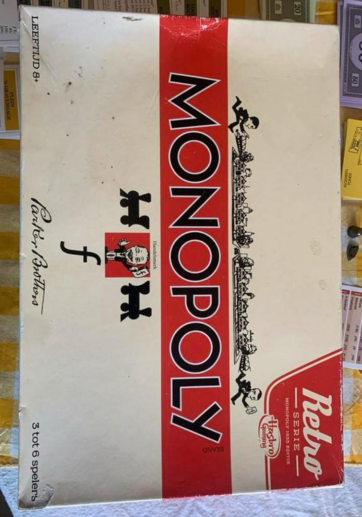 Monopoly Retro, Hobby en Vrije tijd, Gezelschapsspellen | Bordspellen, Ophalen of Verzenden, Gebruikt