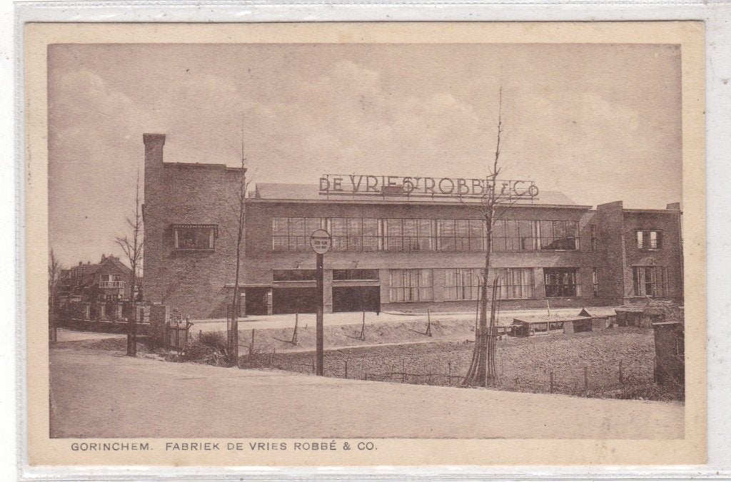 Gorinchem-Fabriek De Vries Robbe & co circa 1925, Ophalen of Verzenden, 1920 tot 1940, Gelopen, Zuid-Holland