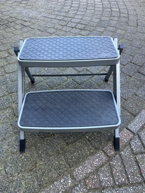 caravan opstap, Ophalen, Gebruikt