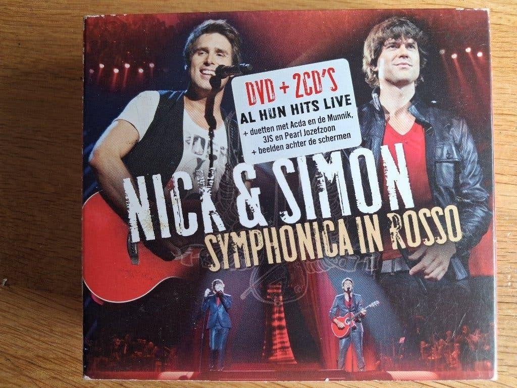 Nick & Simon - Symphonica in Rosso (DVD + 2CD's), Cd's en Dvd's, Inclusief doosje, Pop, Ophalen of Verzenden, Zo goed als nieuw