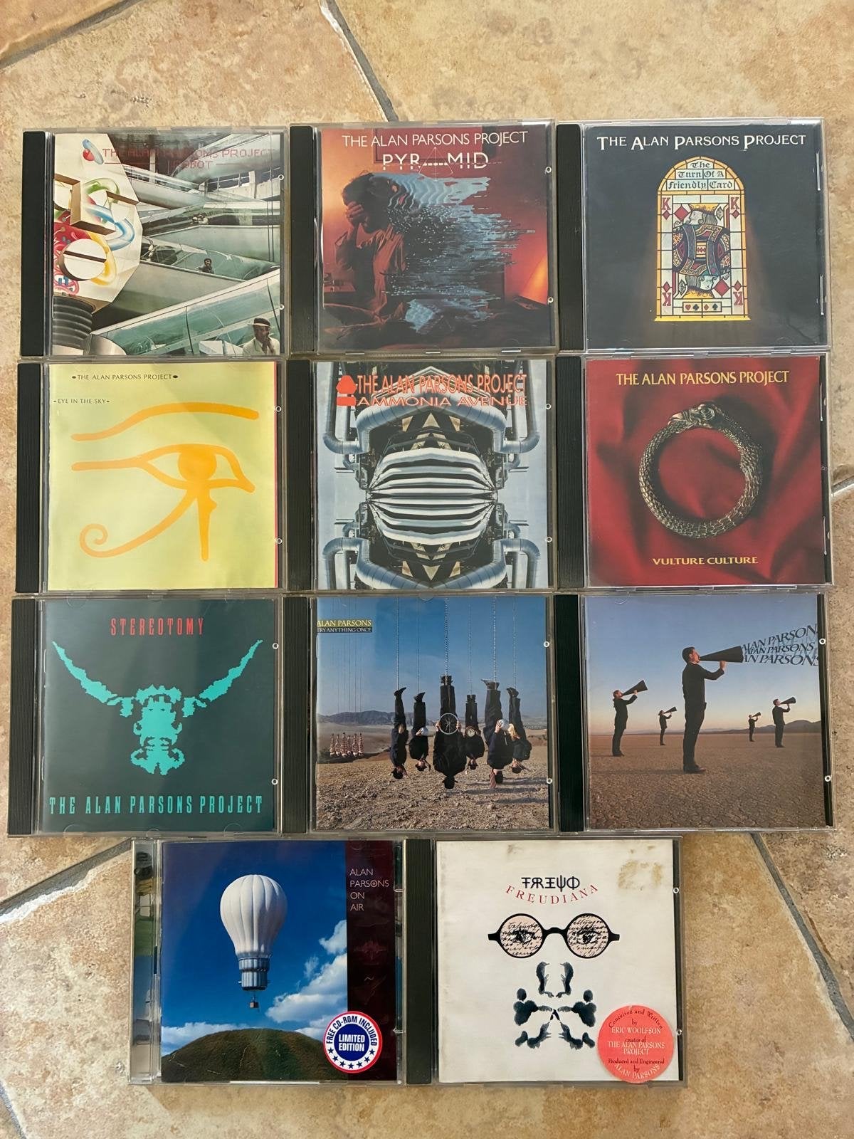The Alan Parsons Project CD Collectie (11 albums), Ophalen of Verzenden, Zo goed als nieuw, Alternative Rock, Inclusief doosje