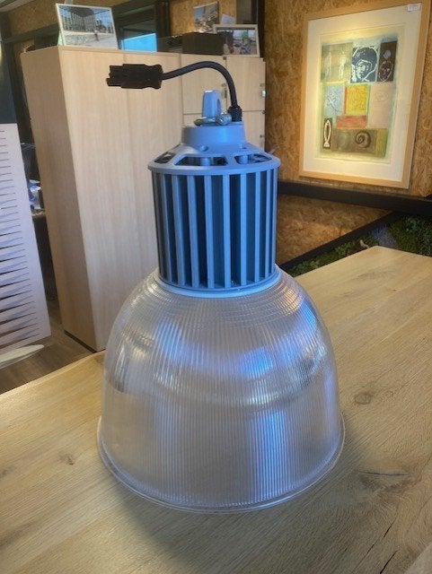 Industriële hang LED lampen, Huis en Inrichting, Lampen | Hanglampen, Ophalen, Zo goed als nieuw, Metaal, Minder dan 50 cm