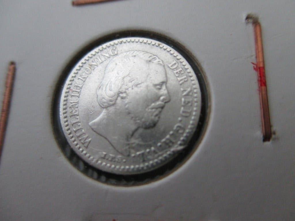 Dubbeltje 1882, Koning Willem III, Zilver, Ophalen of Verzenden, 10 cent