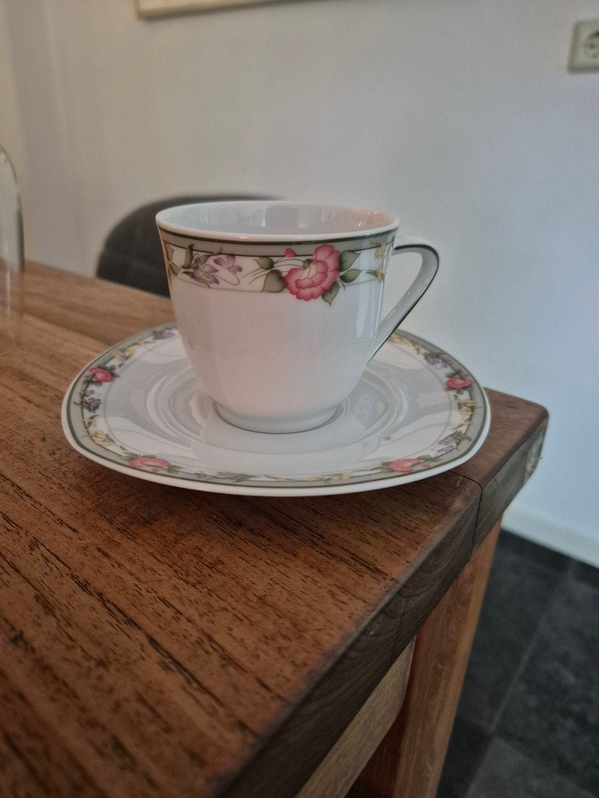 Vintage Winterling Marktleuthen Bavaria servies – 6p. set ro, Ophalen of Verzenden