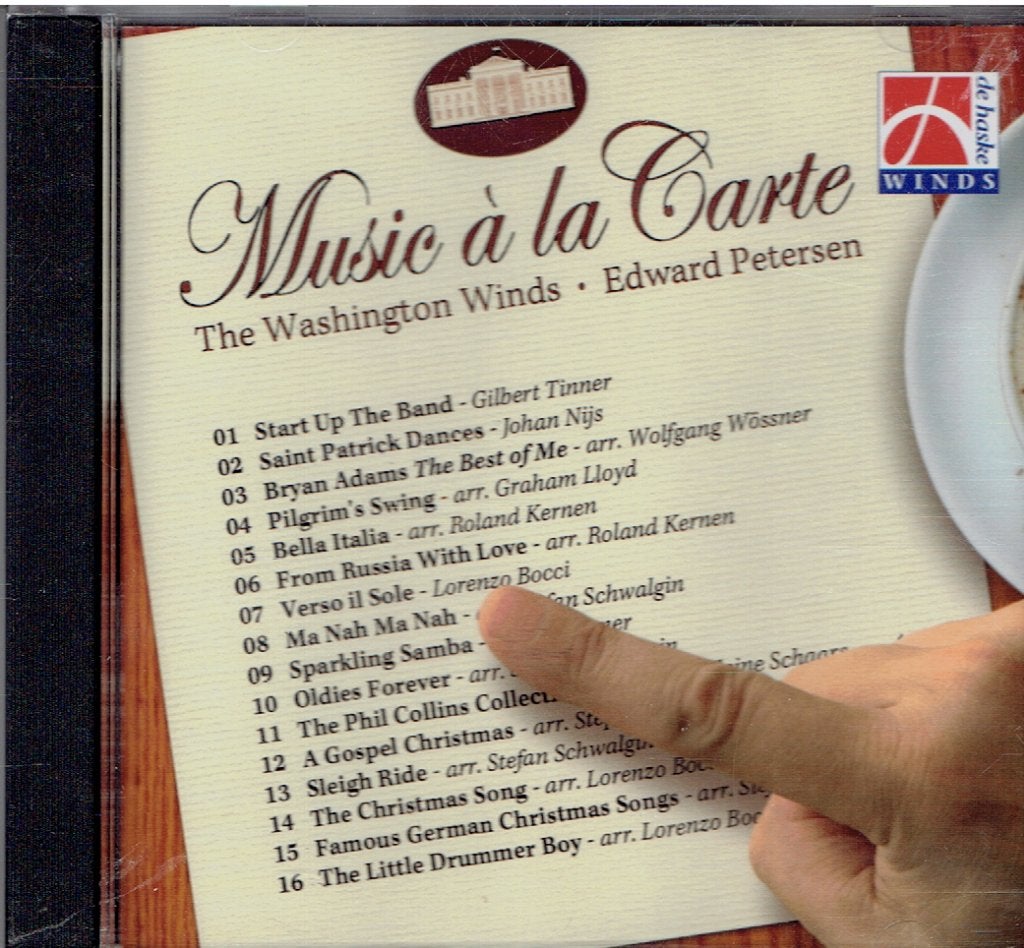 Music à la Carte - The Washington Winds CD, Inclusief boekje, Ophalen of Verzenden, Album, Blaasorkest/fanfare
