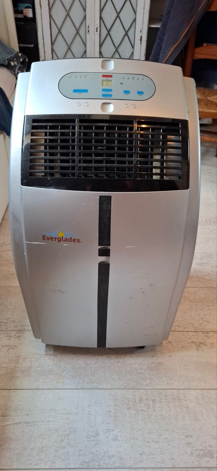 Everglades Mobiele Airco met Afstandsbediening, Ophalen, Gebruikt, Minder dan 60 m³, 3 snelheden of meer