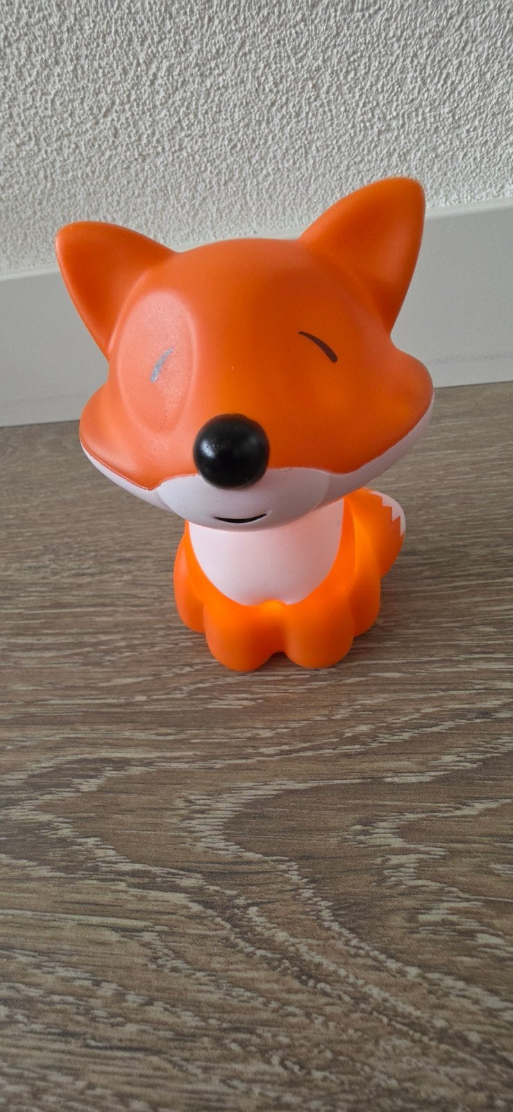 Schattig vossen nachtlampje voor kinderkamer, Ophalen, Gebruikt, Oranje, Kunststof