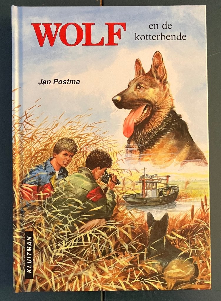 Hardcover Boek; Wolf en de Kotterbende; Geïllustreerd, Ophalen of Verzenden, Zo goed als nieuw, Jan Postma, Fictie
