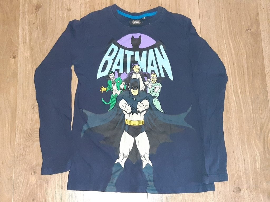 Jongens Batman Longsleeve, Maat 140 - 146, Kinderen en Baby's, Kinderkleding | Maat 140, Batman, Gebruikt, Ophalen of Verzenden