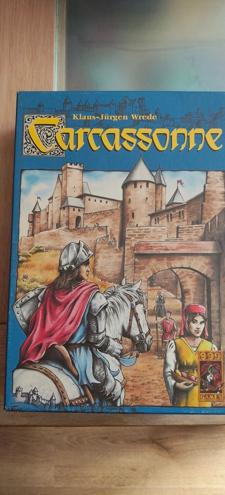 Carcassone met acht uitbreidingen., Een of twee spelers, Ophalen of Verzenden, Zo goed als nieuw, 999 Games