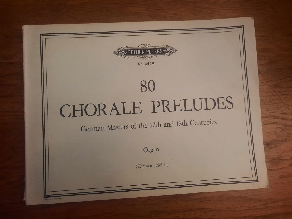 80 Chorale Preludes, Orgel, Gebruikt, Verzenden, Klassiek