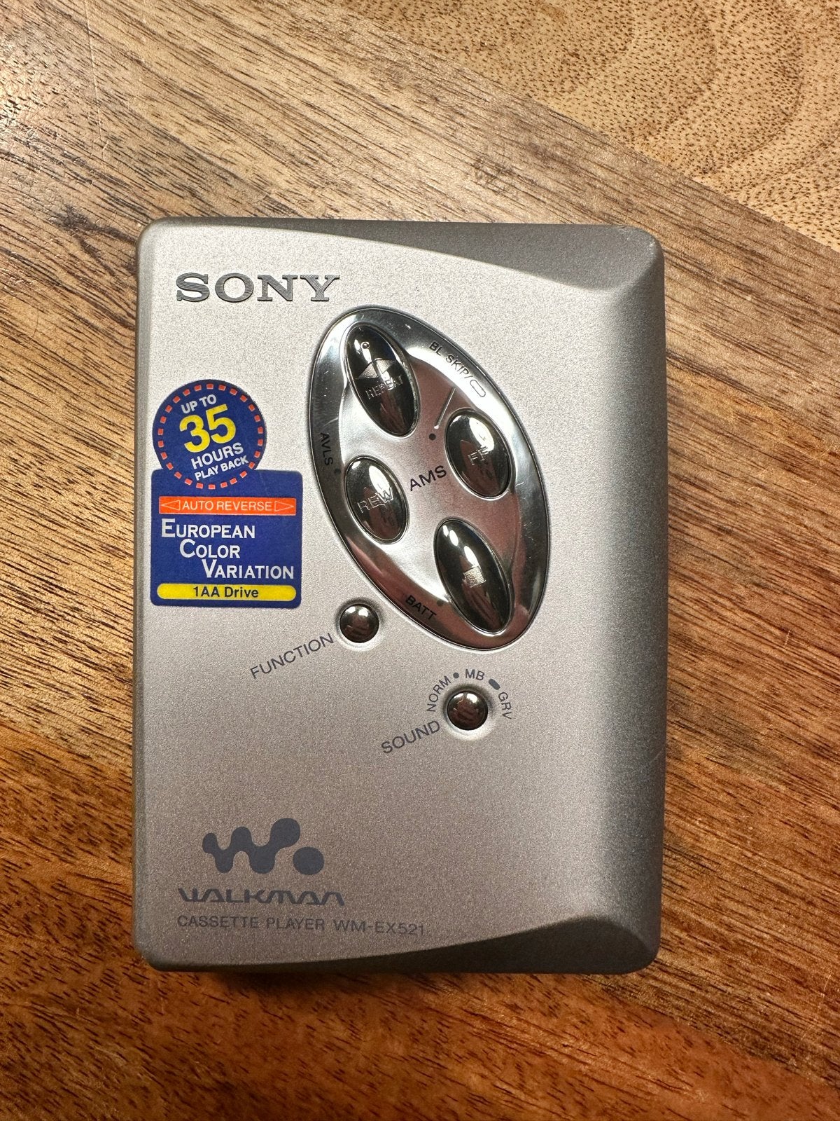 Sony Walkman WM EX 521 retro - Werkt, Ophalen of Verzenden, Walkman